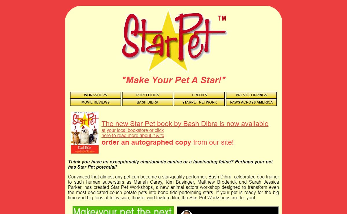 Star Pet Make Your Pet A Star with Bashkim Dibra, Professional Dog Trainer to the Stars