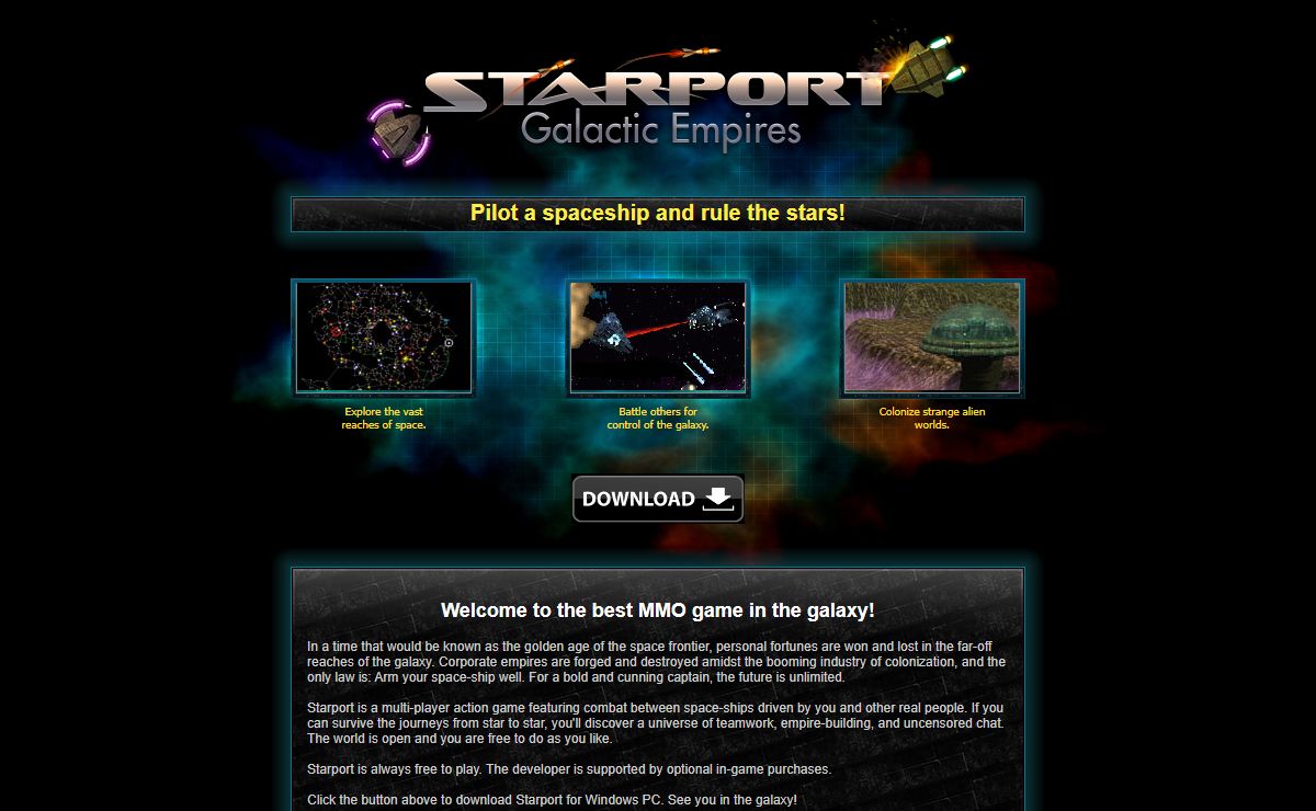 Starport: Galactic Empires - The Best Free Online Space Game