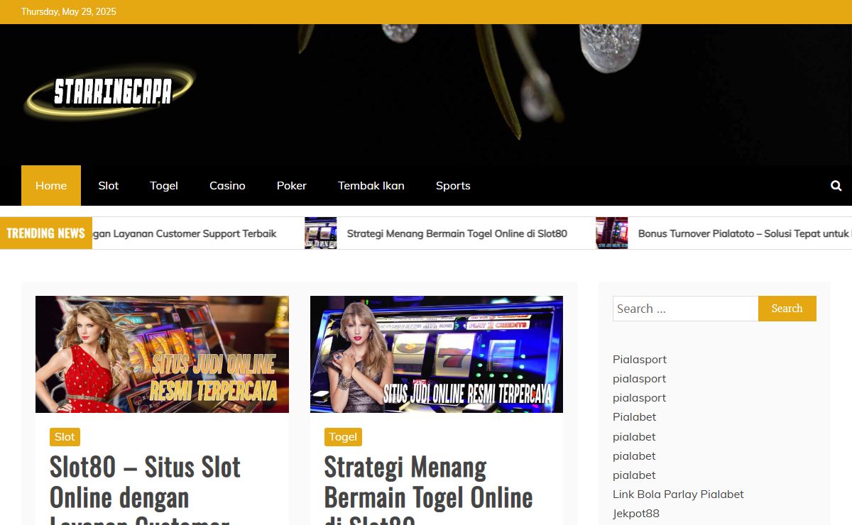 STARRINGCAPA - Panduan dan tips cara menang bermain baccarat online