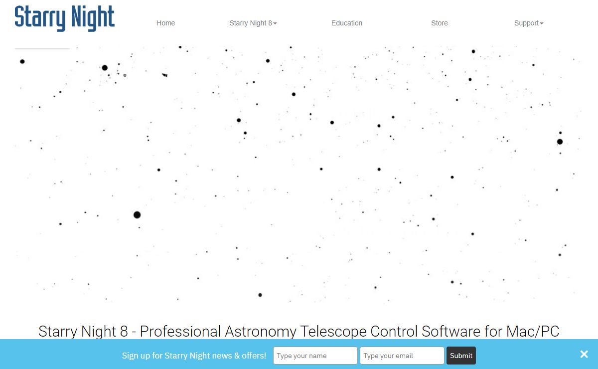 Starry Night 8 | Astronomy Telescope Control Software for Mac/PC
