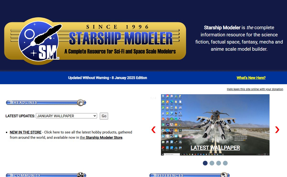 Starship Modeler - Your Complete Information Source for Science Fiction, Fantasy and Real Space Scale Modeling
