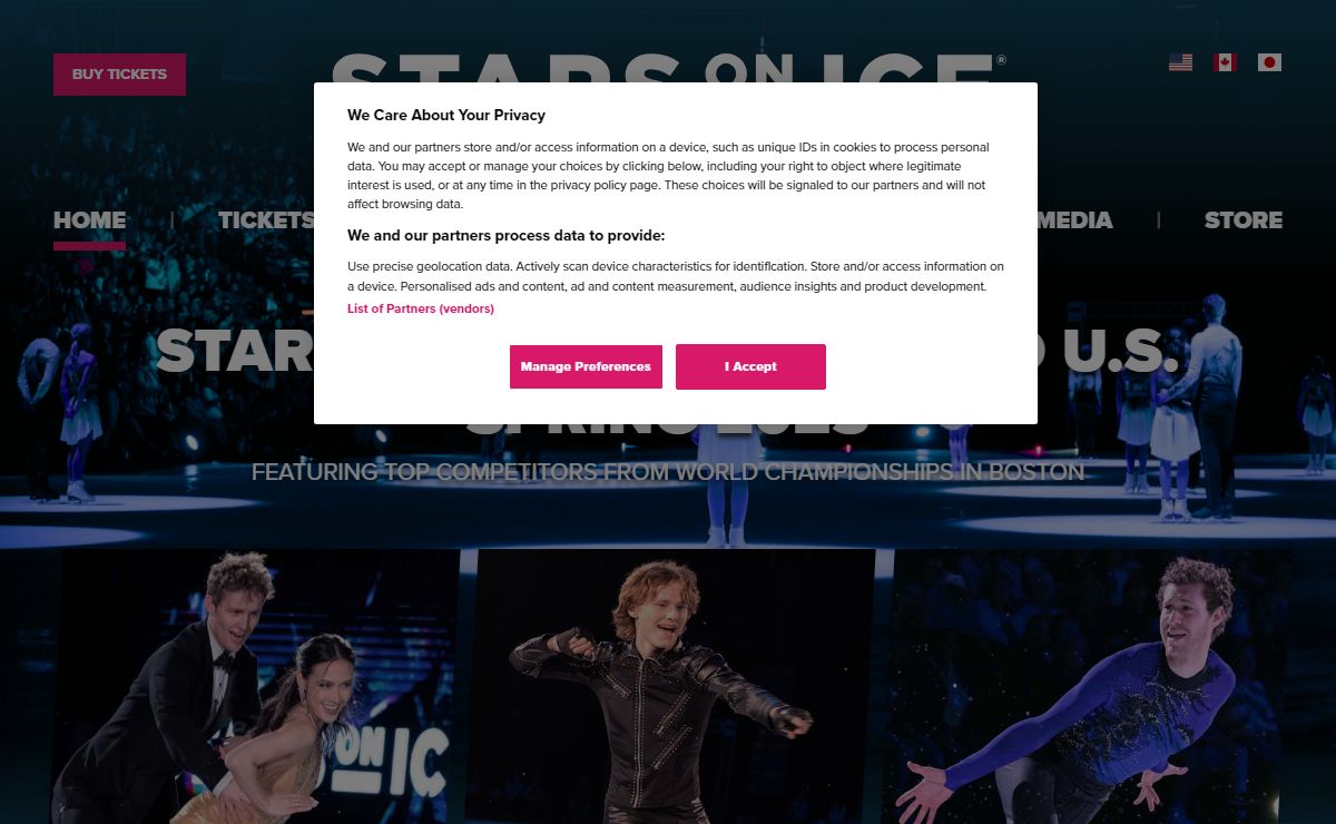 Official Stars on Ice U.S. Website