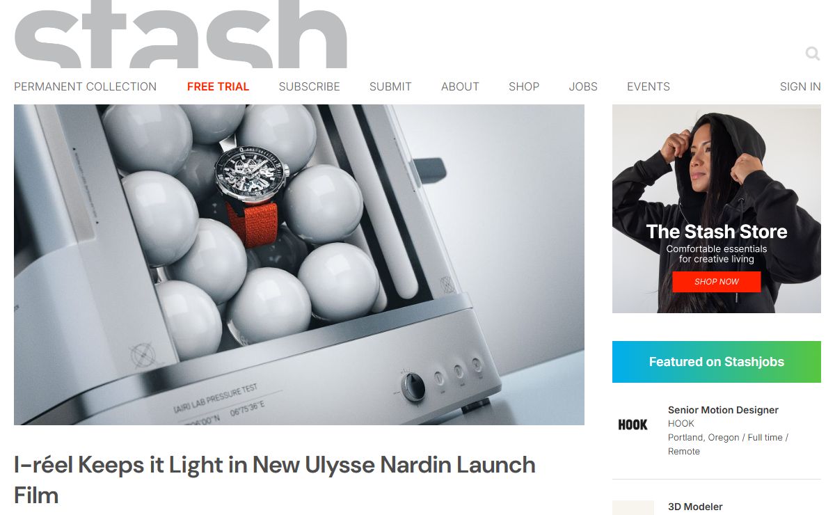 Motion design - STASH - Welcome to the planet’s largest online library of animation, VFX and motion design. : Motion design – STASH
