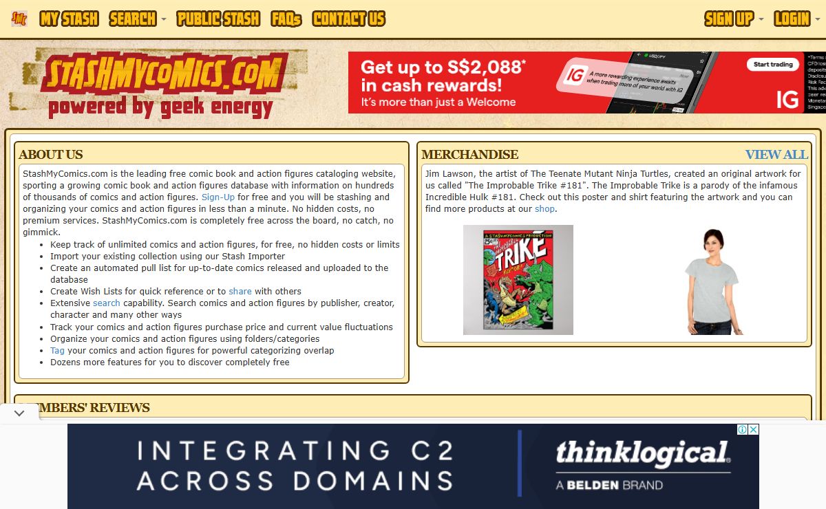 Free Online Comic Book and Action Figures Database To Organize Your Collection - Powered By Geek Energy