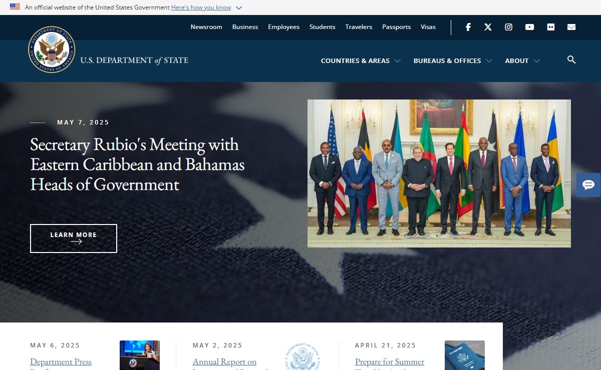 U.S. Department of State – Home