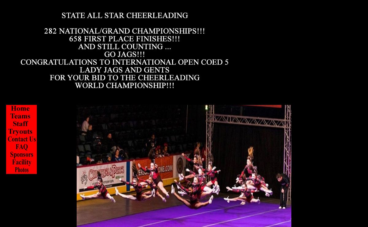 State All Star Cheerleading Homepage