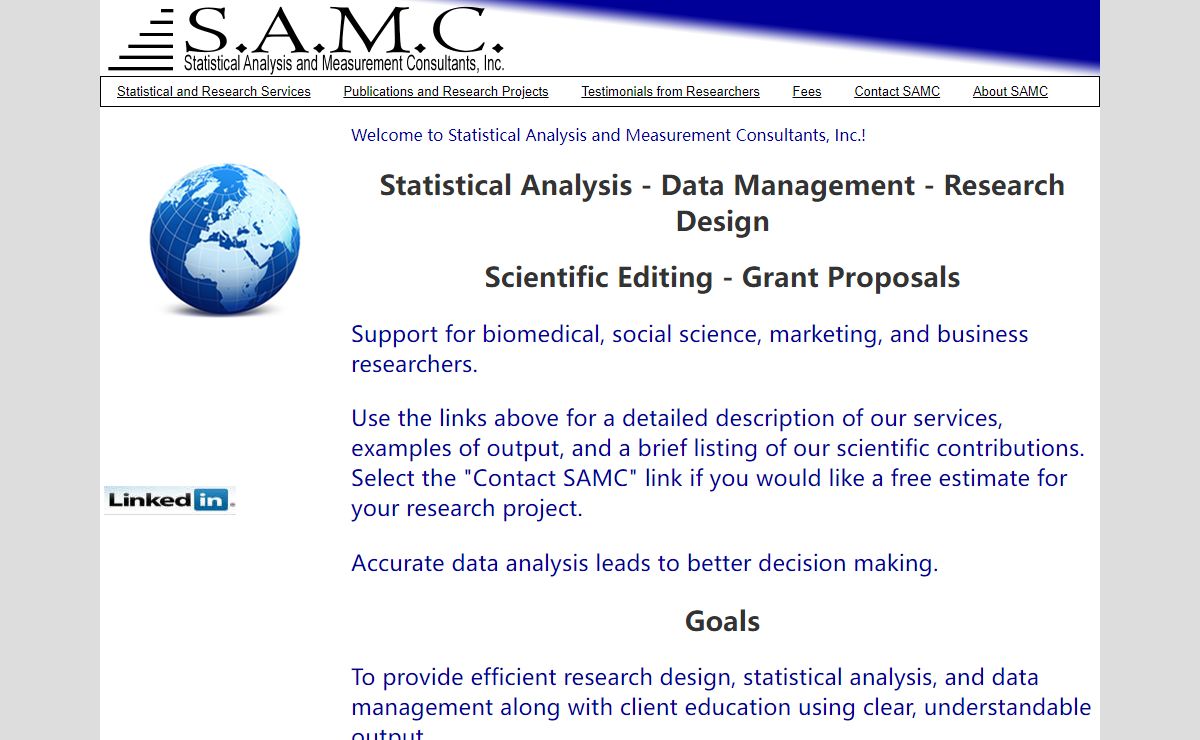 SAMC, Inc. - Statisticians .net