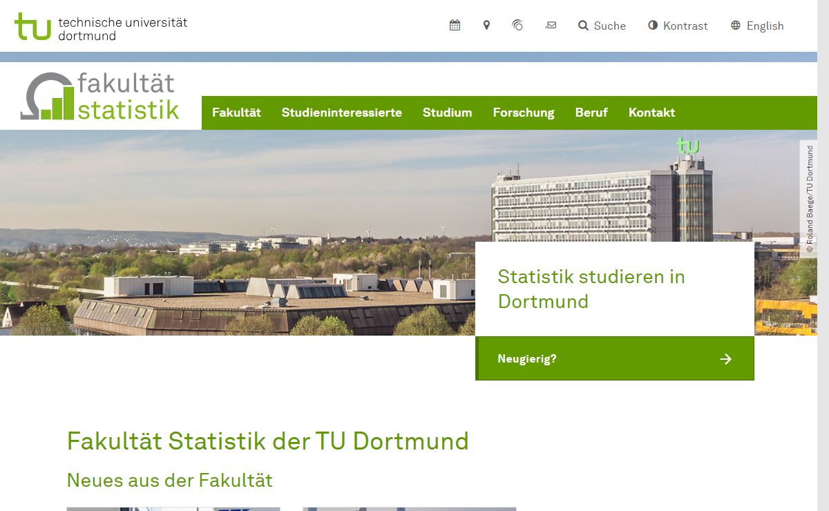 Fakultät Statistik - Fakultät Statistik - TU Dortmund