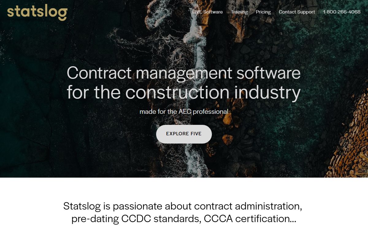 Construction Contract Management Software | Statslog