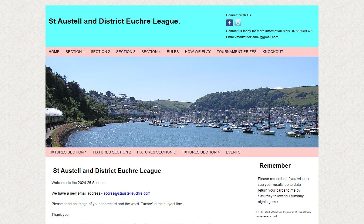 Euchre-Euchre at St Austell and District Euchre League