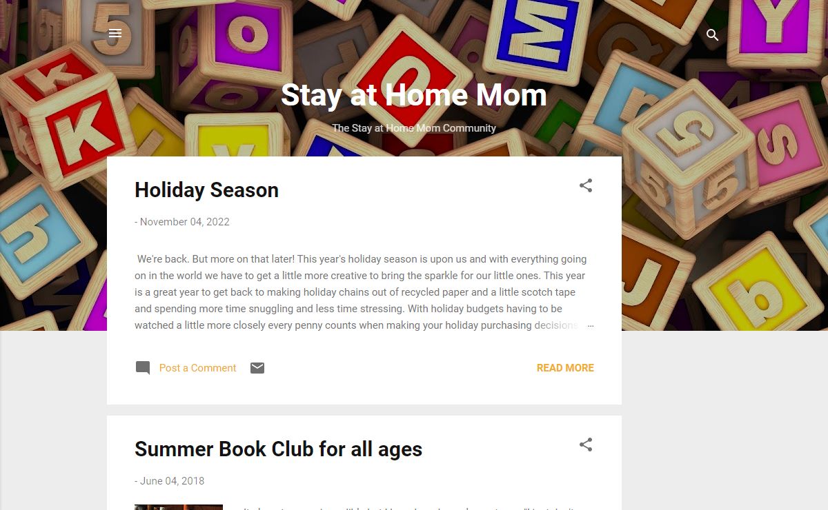 Stay at Home Mom