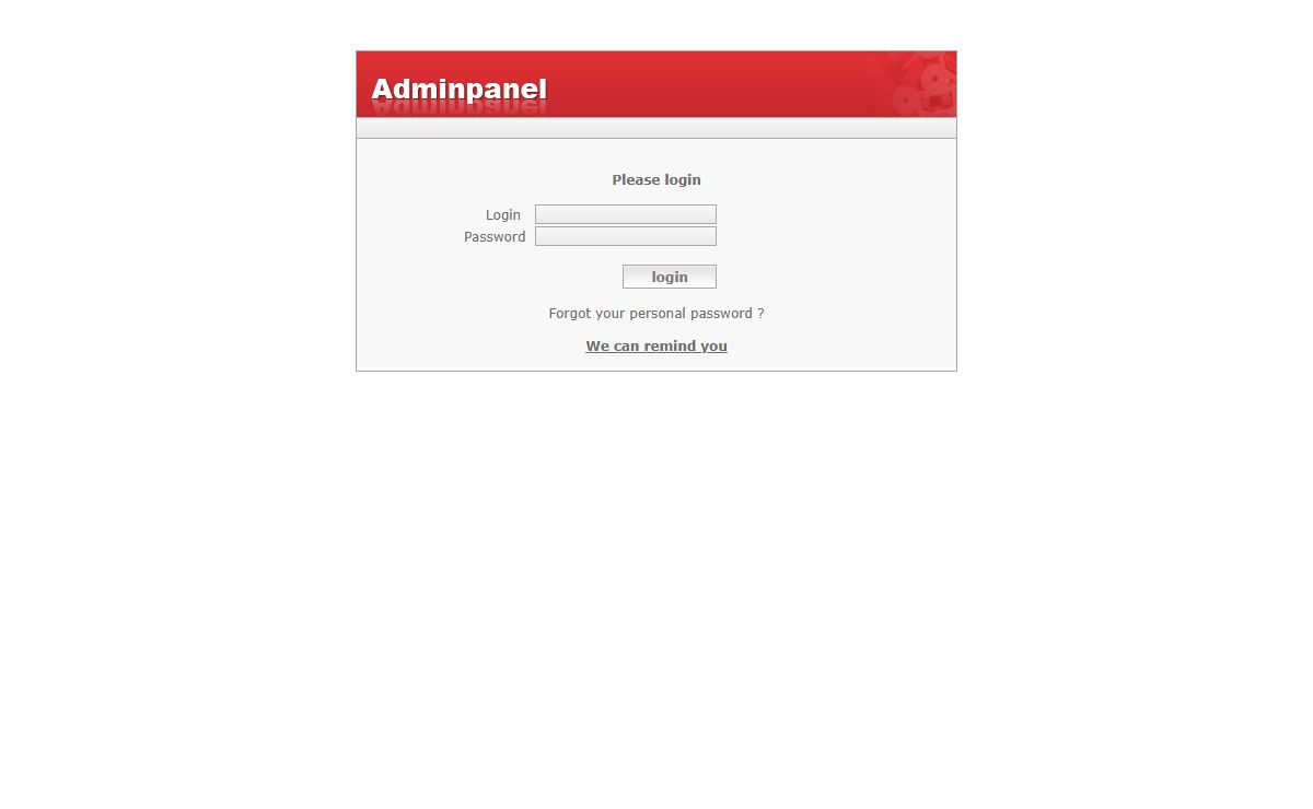 Adminpanel