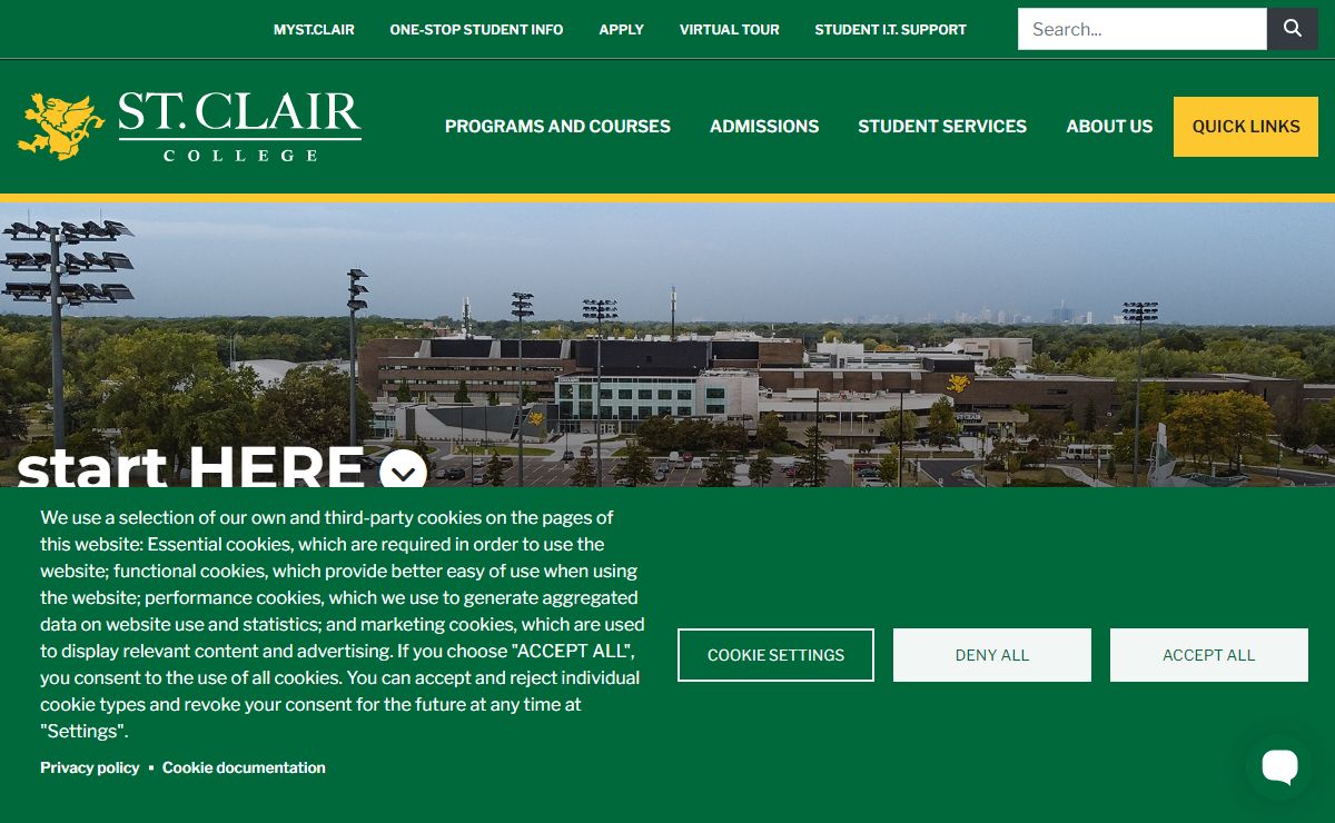 Start HERE | St. Clair College