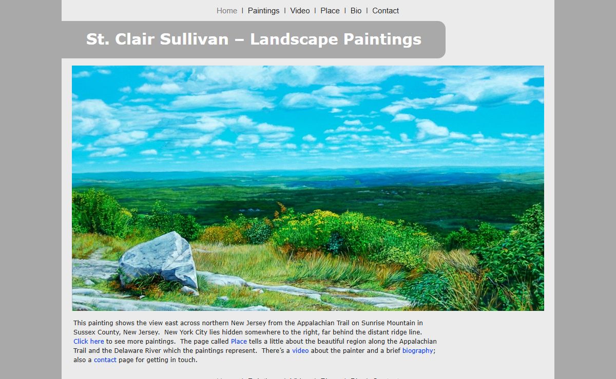 St. Clair Sullivan – Landscape Paintings