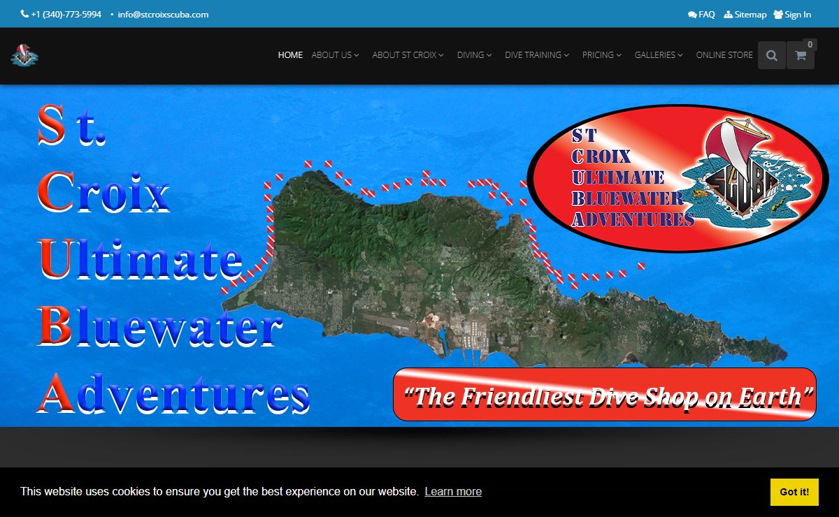 Scuba Diving and PADI Dive Training St Croix US Virgin Islands