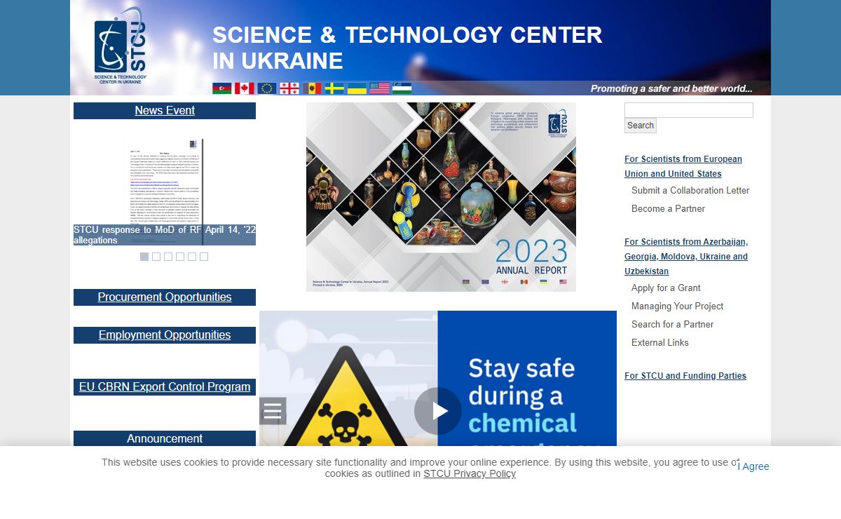 SCIENCE & TECHNOLOGY CENTER IN UKRAINE