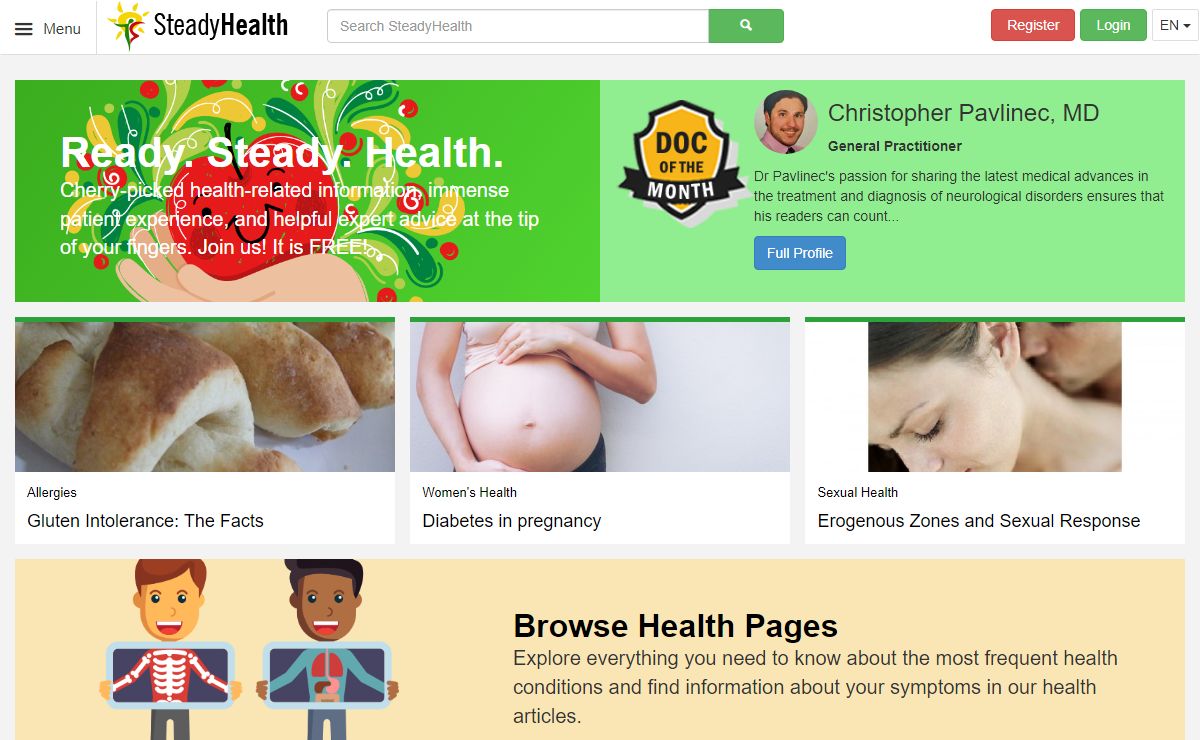 SteadyHealth | Ask. Share. Contribute | SteadyHealth.com