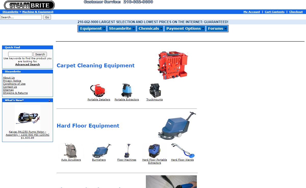 Steam Brite: Carpet Cleaning Machines, Truck Mount Carpet Cleaning Machine, Air Duct Cleaning Machines