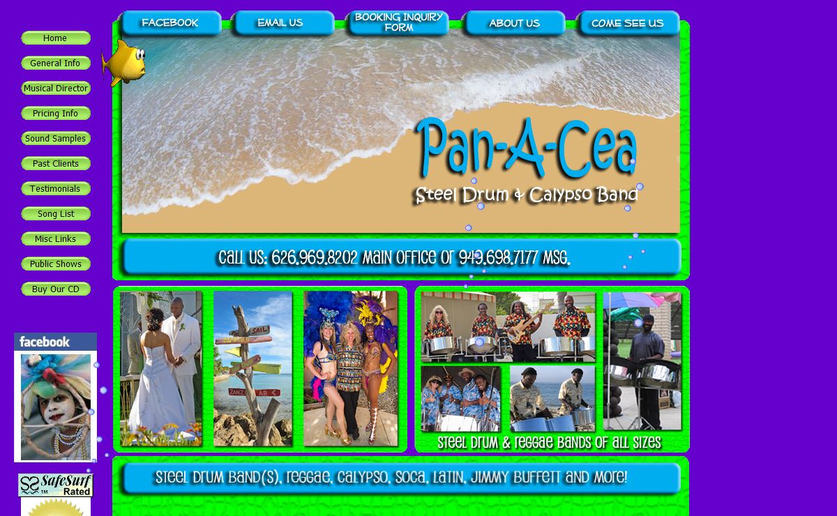 Steel Drum & Calypso Beach Band In Southern California | Pan.A.Cea