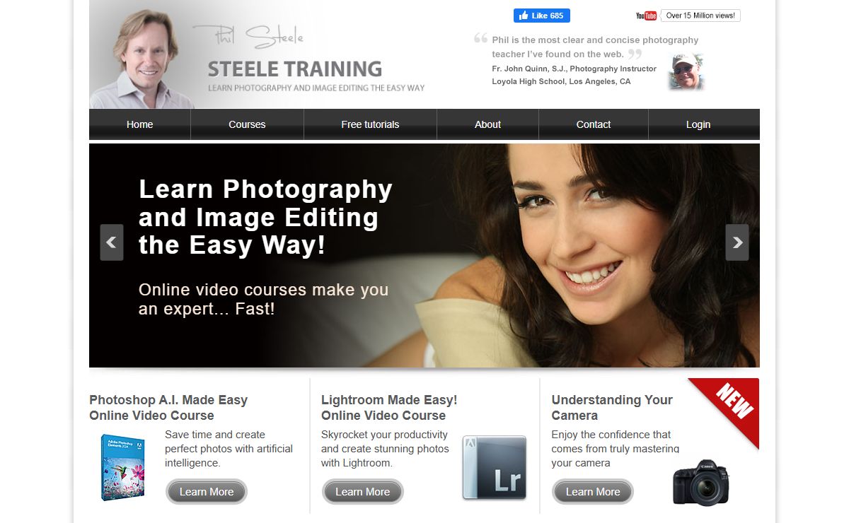 Photography Tutorials, Free Tips and Courses - Steele Training