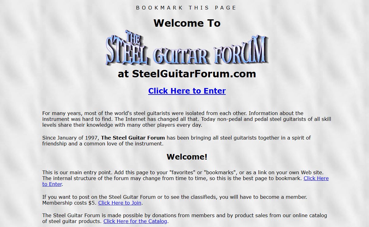 The Steel Guitar Forum