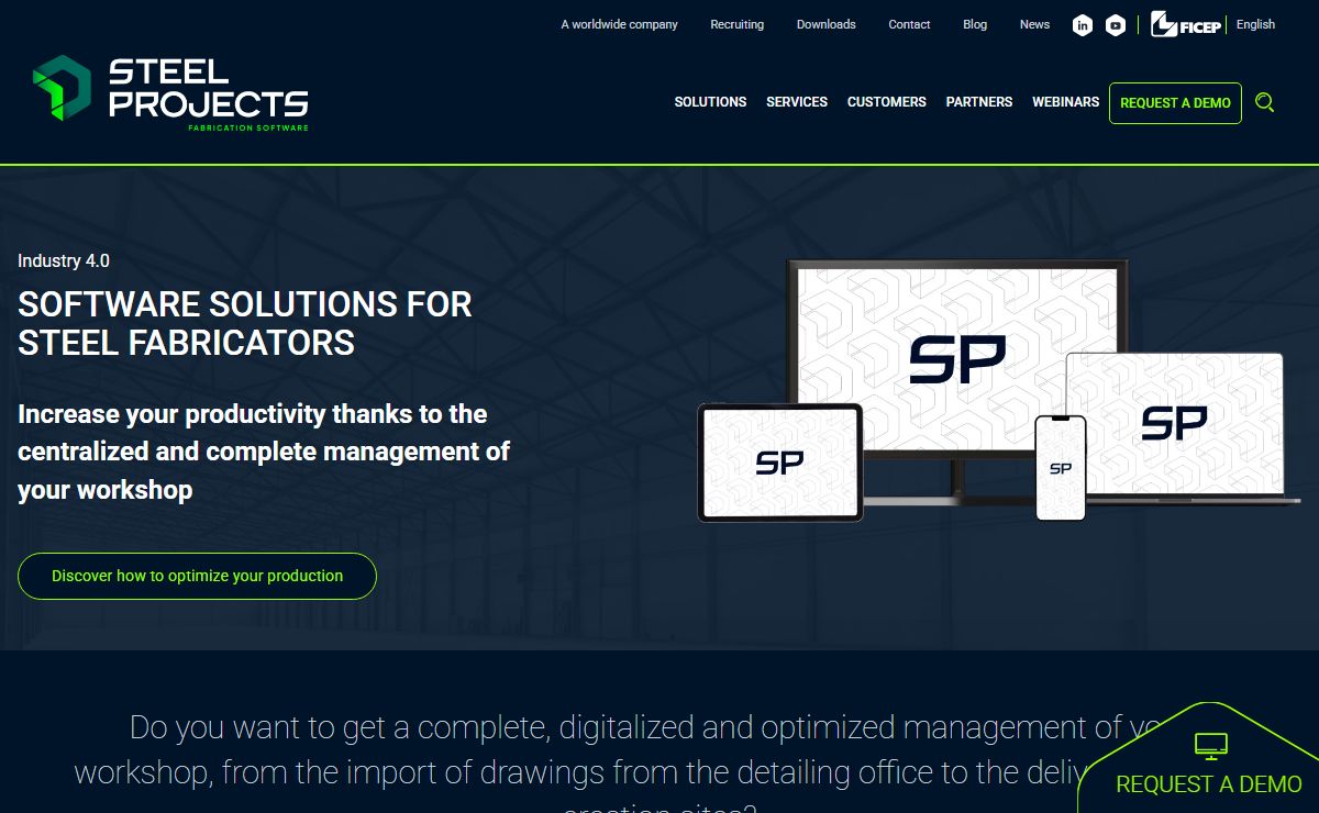 Steel fabrication software, steel construction PLM software, steel fabrication software production, steel fabrication CAM