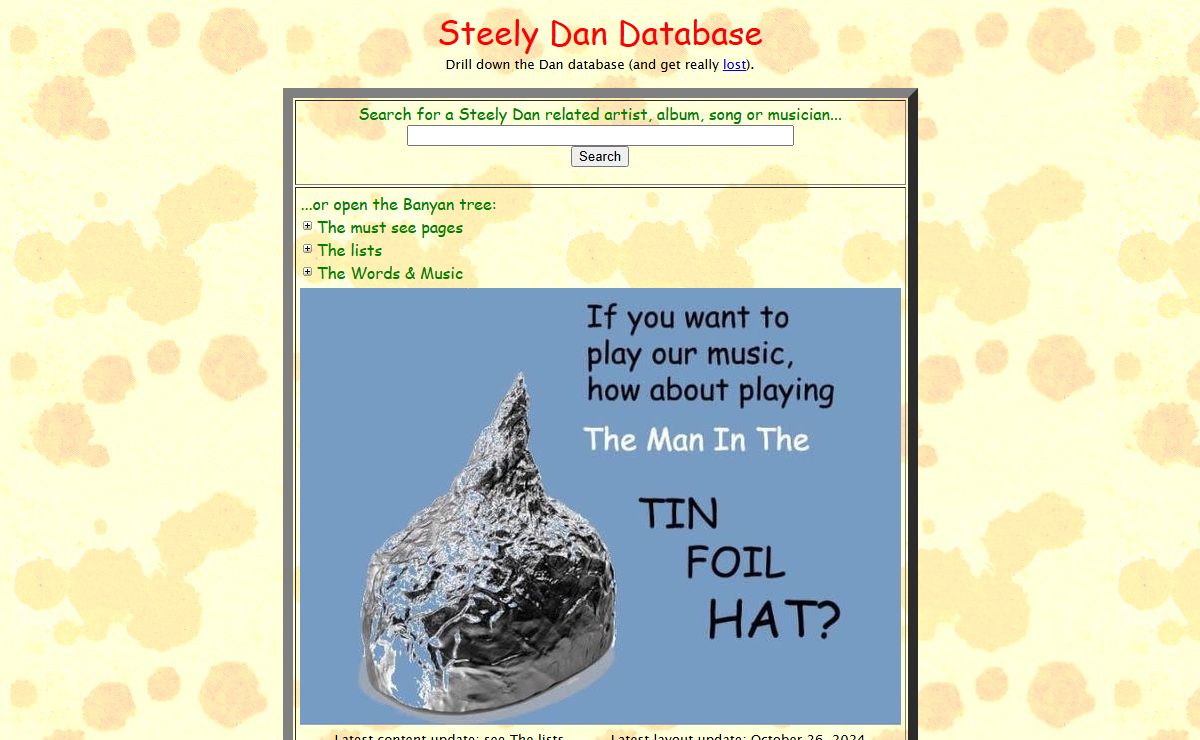 Steely Dan Database