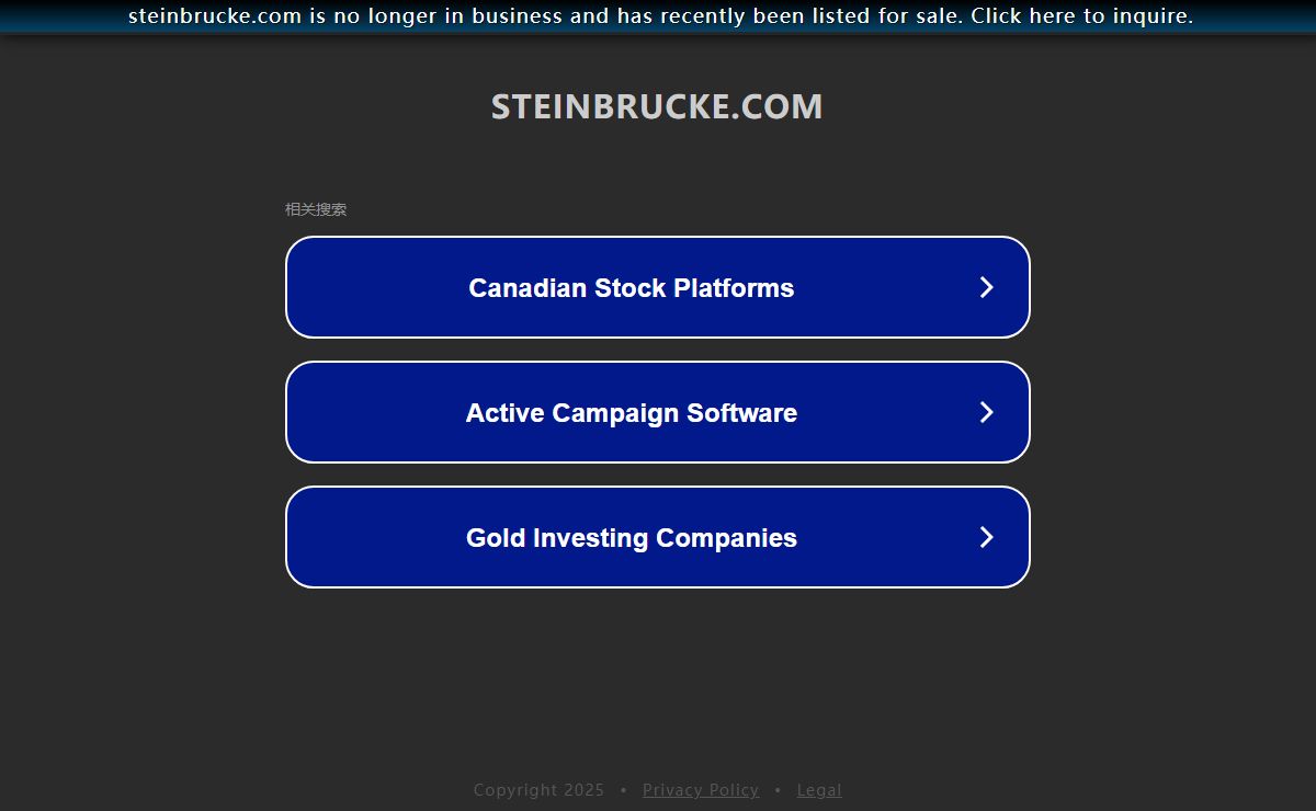 steinbrucke.com