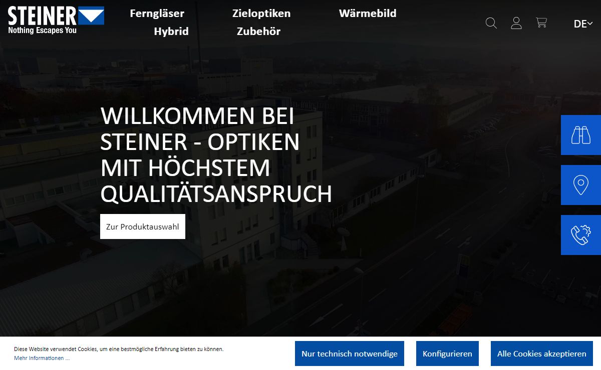 STEINER - Ferngläser, Zielfernrohre und Visiere
