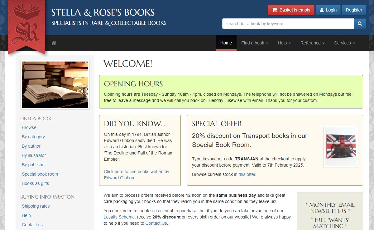 Stella & Rose's Books : Home