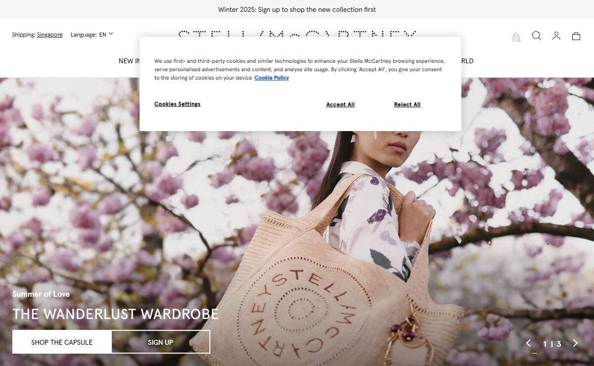 Stella McCartney SG | Designer RTW, Bags & accessories, Lingerie, Adidas by Stella McCartney, Fragrances, Kids