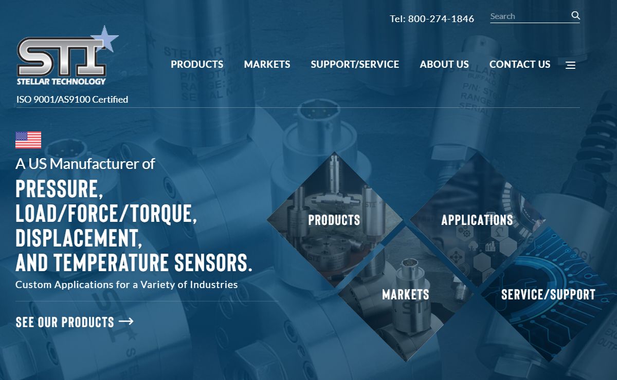 Manufacturer of Transducers & Pressure Sensors | Stellar Technology