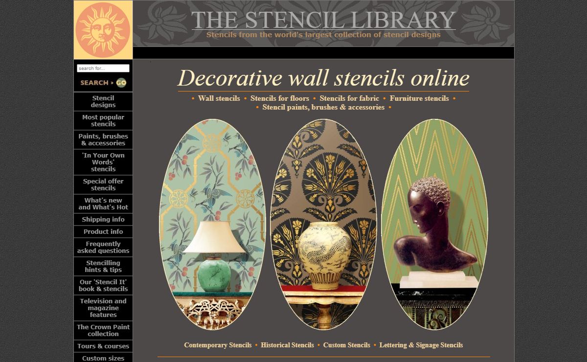 Stencils | Wall stencils | Stencil Library