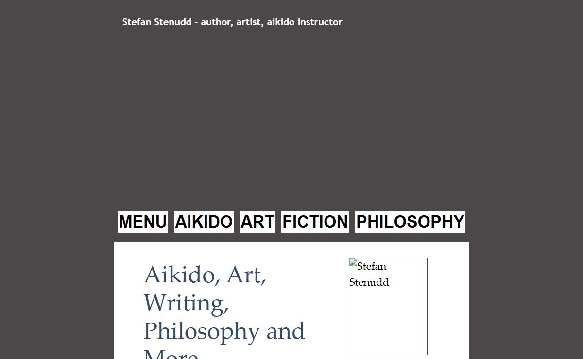 My World: Aikido, Art, Myth, Fiction and More, by Stefan Stenudd