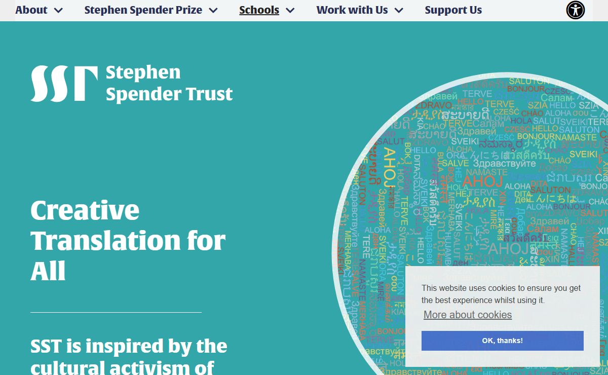 Stephen Spender Trust – Multilingual Poetry and Storytelling