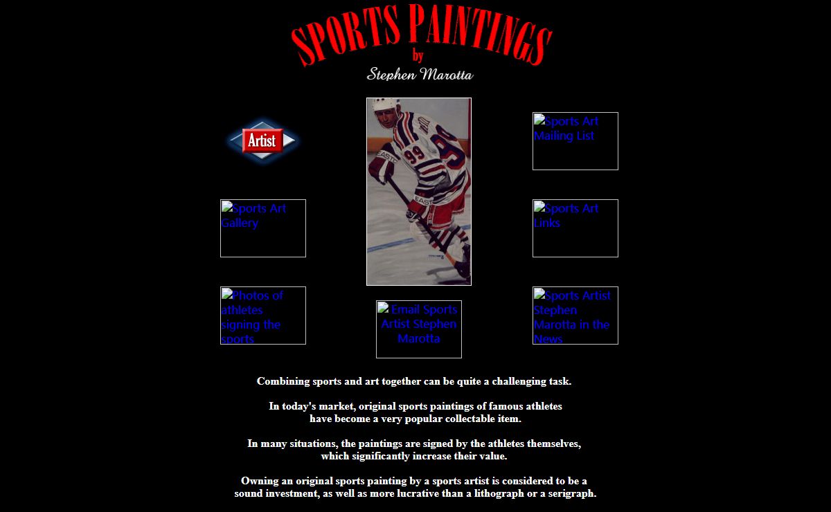 Sports Paintings by Sports Artist Stephen Marotta