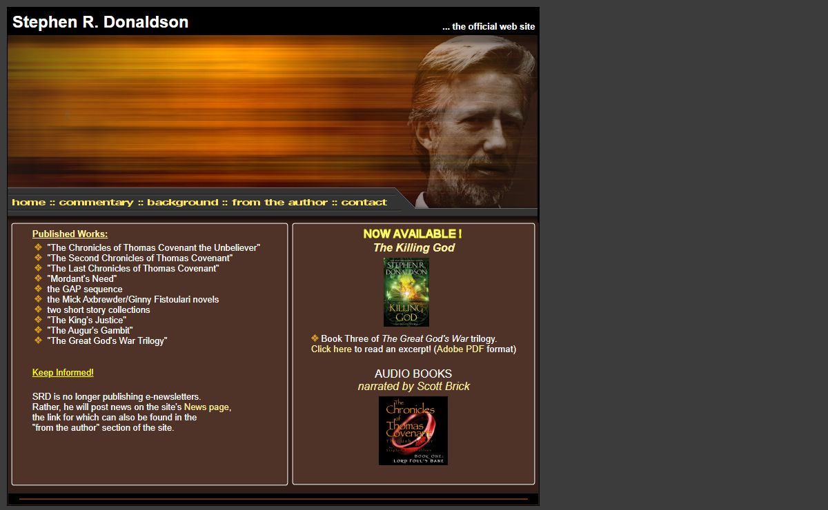Stephen R. Donaldson - Official Website