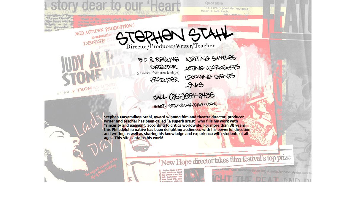 Stephen Stahl - International Director, Producer, Writer