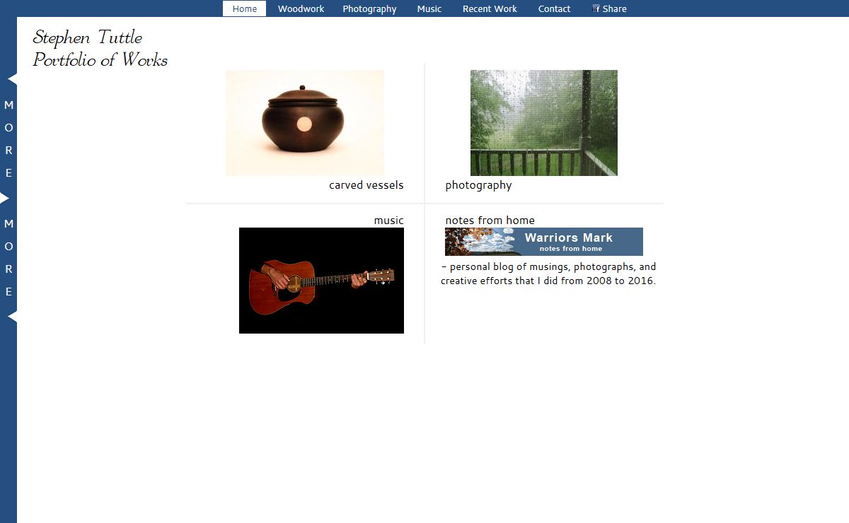 Stephen Tuttle Portfolio of Works