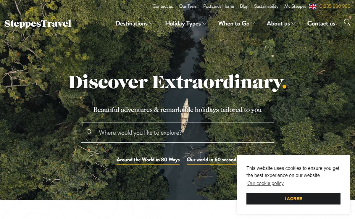 Luxury Tailor Made Holidays, Safaris & Tours - Steppes Travel