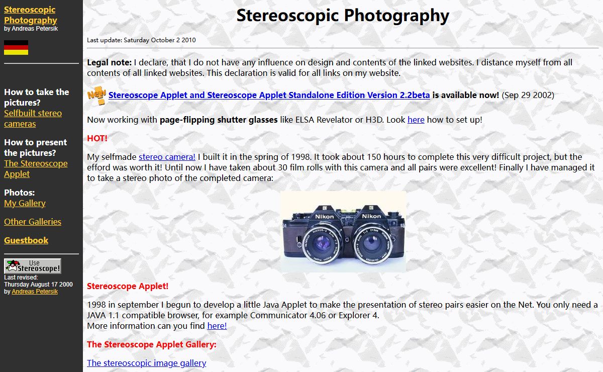 Stereoscopic Photography by Andreas Petersik