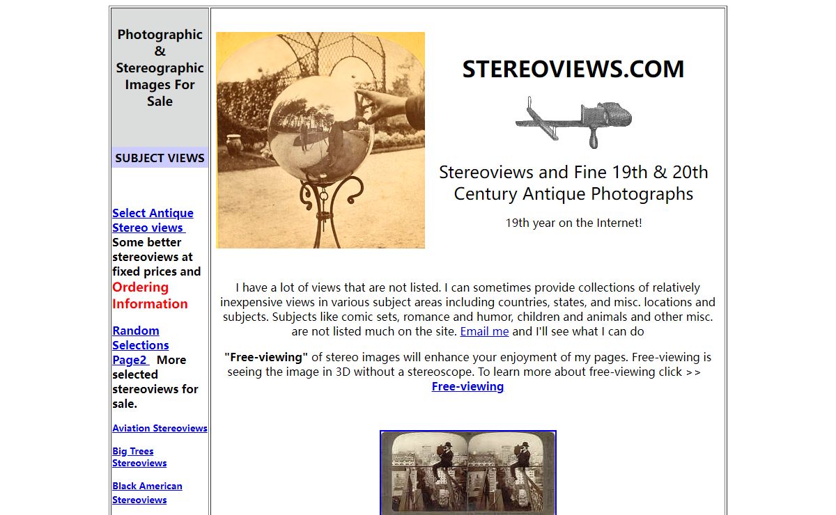 Stereoviews.com - Stereoviews and Photographic Images for Sale