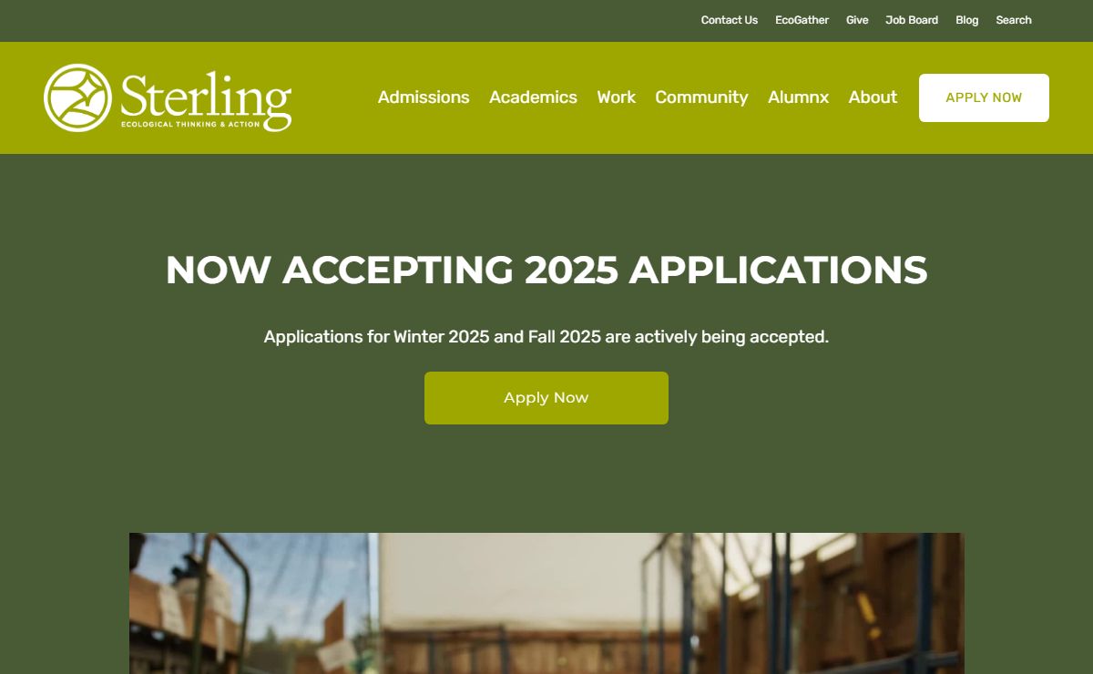 Sterling College Vermont