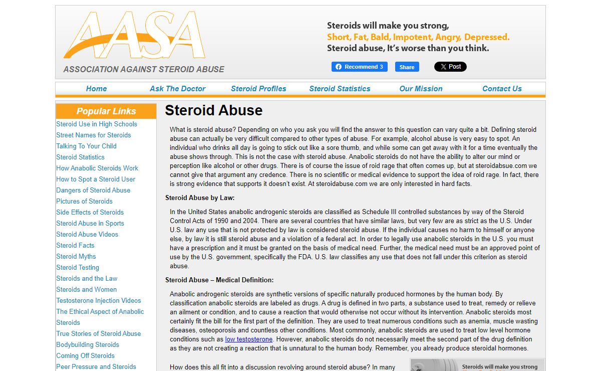 Steroid Abuse - Steroidabuse.com