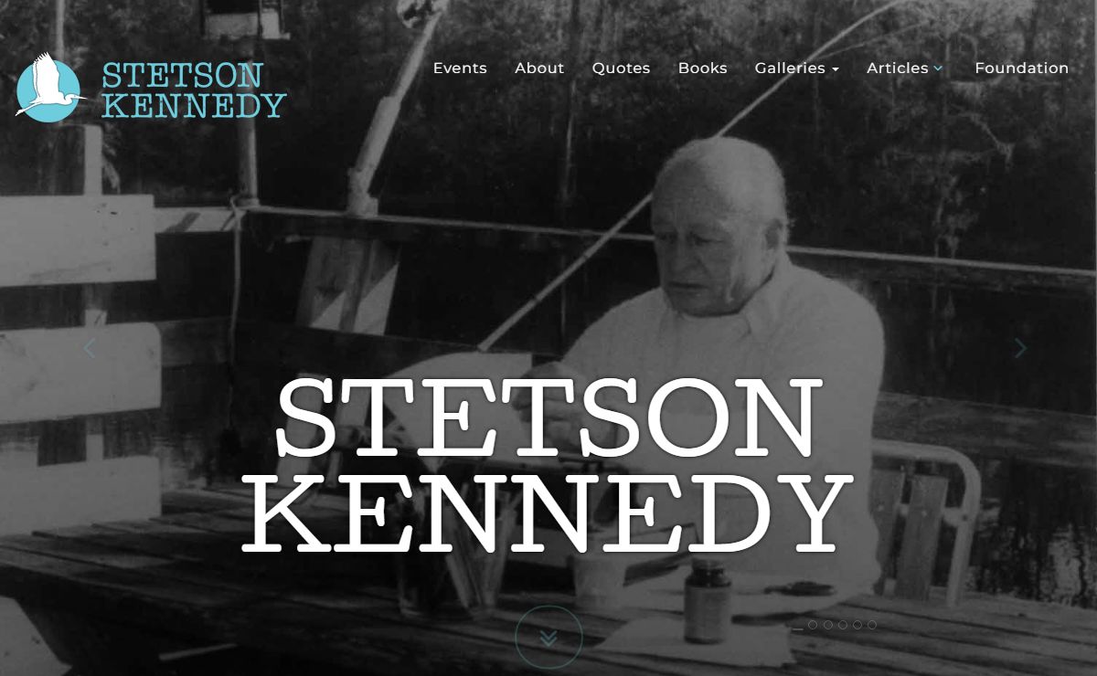 Stetson Kennedy | Author | Activist | Folklorist