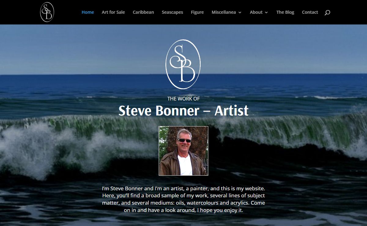 The paintings of Steve Bonner - Artist - Home Page