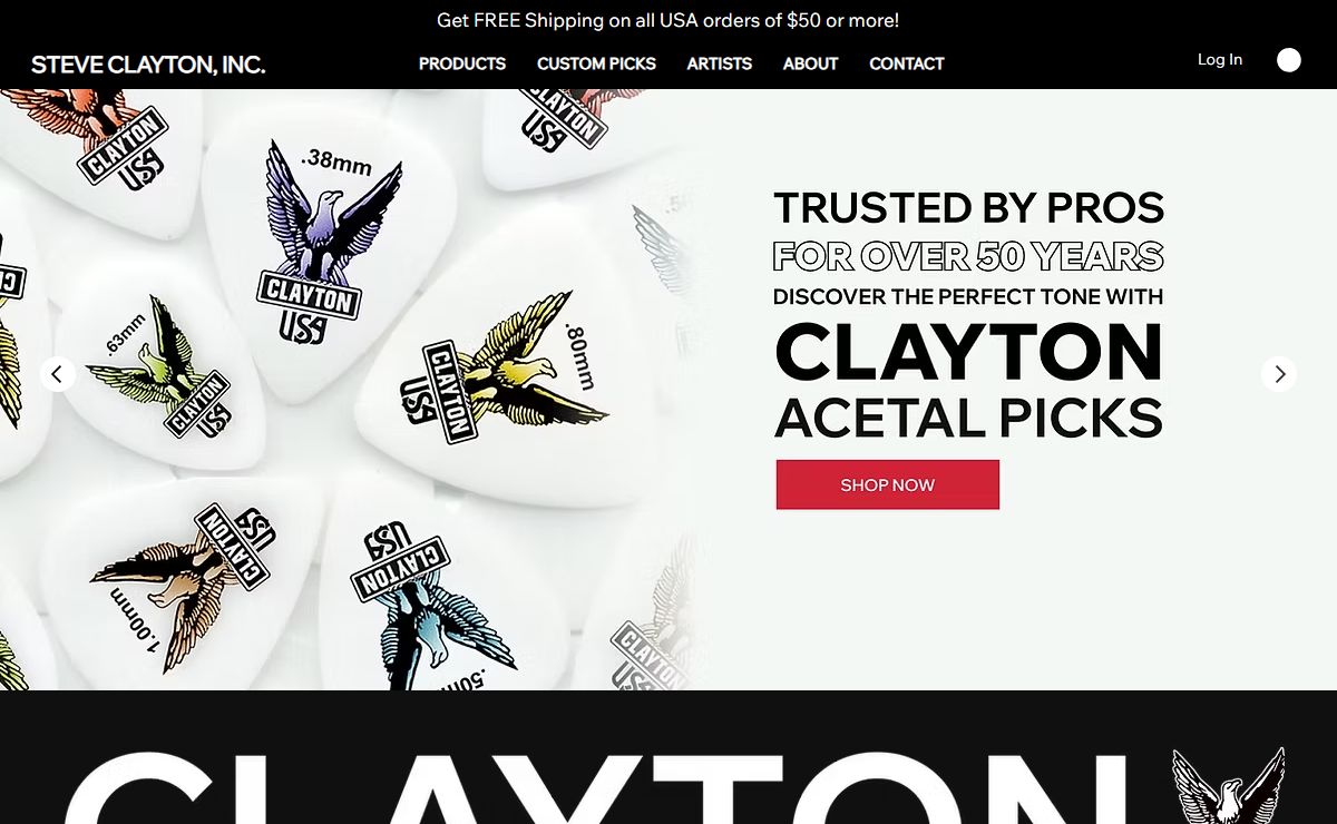Steve Clayton, Inc. | Professional Guitar Picks, Custom Picks & Accessories