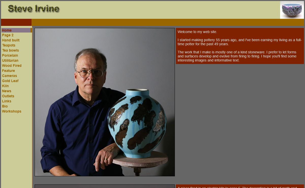 Steve Irvine --potter--