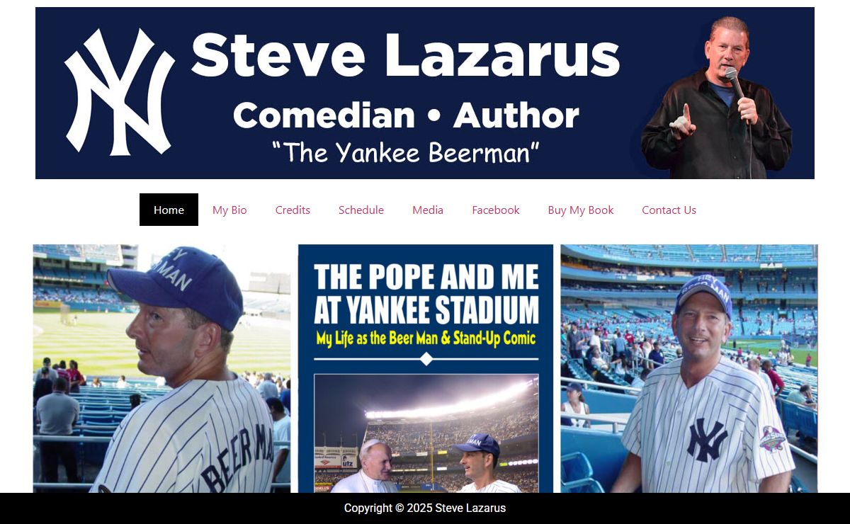 Steve Lazarus - Comedian - Actor - Author