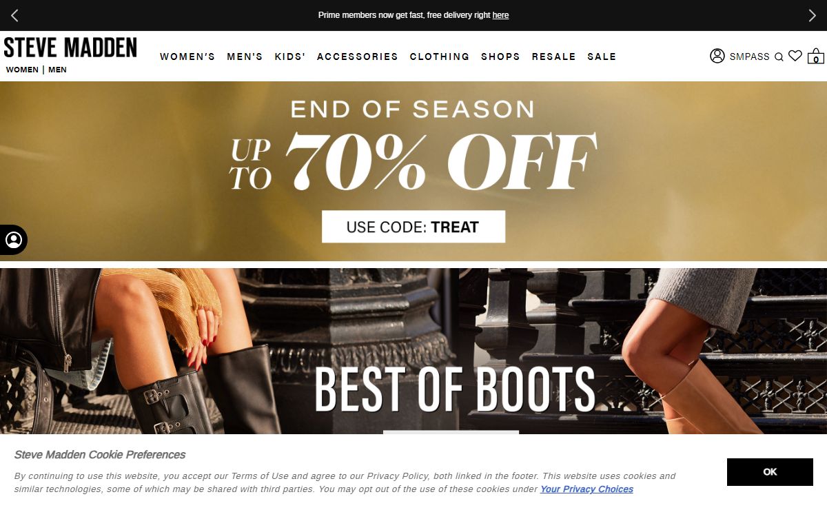 Steve Madden® Official Site | Free Shipping on orders $50+